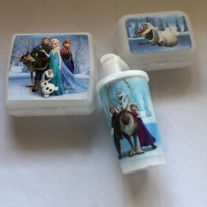 New Tupperware Disney Frozen Lunch Set